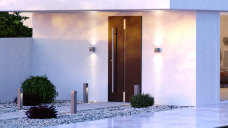 Puerta de entrada PVC