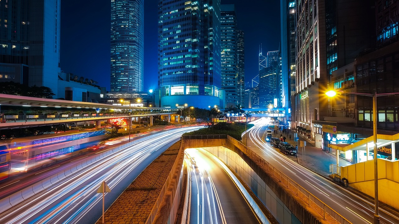 Carretera en ciudad