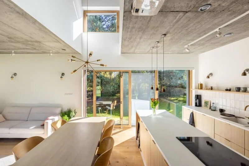 Ventanas Hermet 10 en cocina comedor
