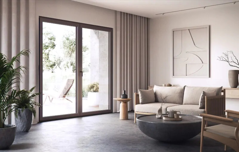 Color mate en ventana Hermet 10