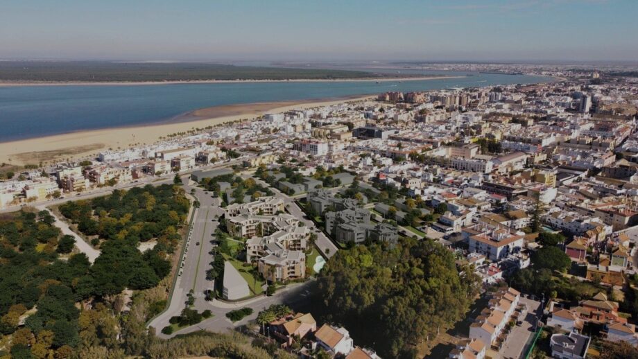 Ubicación urbanización Jardines de Barrameda en Sanlúcar de Barrameda